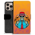 iPhone 16 Pro Max Premium Lompakkokotelo - Luuranko Kesä