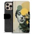 iPhone 16 Pro Max Premium Lompakkokotelo - Vintage-tunnelma