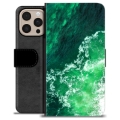 iPhone 16 Pro Max Premium Lompakkokotelo - Aallot