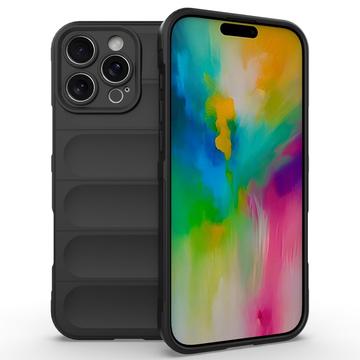 iPhone 16 Pro Max Rugged TPU Suojakuori - Musta