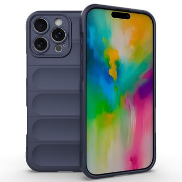 iPhone 16 Pro Max Rugged TPU Suojakuori - Tummansininen