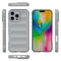 iPhone 16 Pro Max Rugged TPU Suojakuori - Vaaleanharmaa