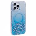iPhone 16 Pro Max Sparkle Glow MagSafe kotelo - sininen