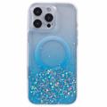 iPhone 16 Pro Max Sparkle Glow MagSafe kotelo - sininen