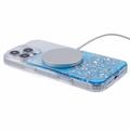 iPhone 16 Pro Max Sparkle Glow MagSafe kotelo - sininen