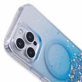 iPhone 16 Pro Max Sparkle Glow MagSafe kotelo - sininen