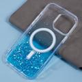 iPhone 16 Pro Max Sparkle Glow MagSafe kotelo - sininen