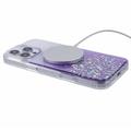 iPhone 16 Pro Max Sparkle Glow MagSafe kotelo - violetti
