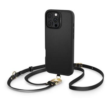 iPhone 16 Pro Max Spigen Cyrill Kajuk Classic Charm Mag Kotelo hihnalla - Musta
