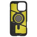 iPhone 16 Pro Max Spigen Tough Armor Mag Suojakuori - Asemetallin Harmaa