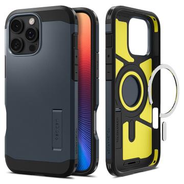 iPhone 16 Pro Max Spigen Tough Armor Mag Suojakuori - Liuskekivimetalli