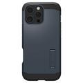 iPhone 16 Pro Max Spigen Tough Armor Mag Suojakuori - Liuskekivimetalli