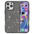 iPhone 16 Pro Max Stylish Glitter Series Hybridikotelo - Musta