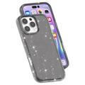 iPhone 16 Pro Max Stylish Glitter Series Hybridikotelo - Musta