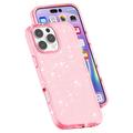 iPhone 16 Pro Max Stylish Glitter Series Hybridikotelo - Pinkki