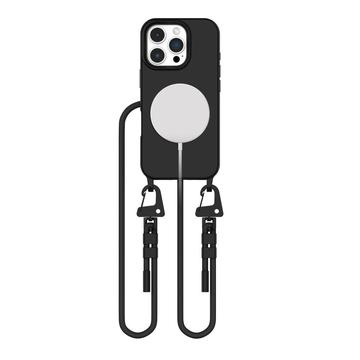 iPhone 16 Pro Max Tech-Protect MagNecklace MagSafe -kotelo - Musta