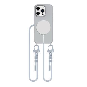iPhone 16 Pro Max Tech-Protect MagNecklace MagSafe -kotelo - Harmaa