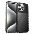 iPhone 16 Pro Max Thunder Sarja TPU Suojakuori - Musta