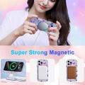 iPhone 16 Pro Max Wave-Edge Laser Glitter MagSafe Kotelo