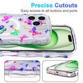 iPhone 16 Pro Max Wave-Edge Laser Glitter MagSafe Kotelo