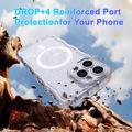 iPhone 16 Pro Max Wave-Edge Laser Glitter MagSafe kotelo - Kirkas
