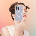 iPhone 16 Pro Max Wave-Edge Laser Glitter MagSafe kotelo - Kirkas
