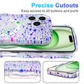 iPhone 16 Pro Max Wave-Edge Laser Glitter MagSafe kotelo - tähti