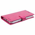iPhone 16 Pro Mercury Goospery Blue Moon lompakkokotelo - Kuuma Pinkki