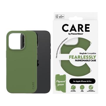 iPhone 16 Pro PanzerGlass Care Fearlessly Fashionable kotelo - MagSafe-yhteensopiva - vihreä