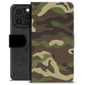 iPhone 16 Pro Premium Lompakkokotelo - Maastokuvionti