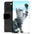 iPhone 16 Pro Premium Lompakkokotelo - Kissa