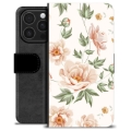 iPhone 16 Pro Premium Lompakkokotelo - Kukka