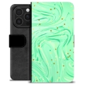 iPhone 16 Pro Premium Lompakkokotelo - Vihreä Minttu