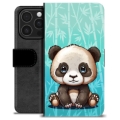 iPhone 16 Pro Premium Lompakkokotelo - Panda