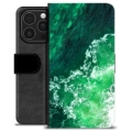 iPhone 16 Pro Premium Lompakkokotelo - Aallot