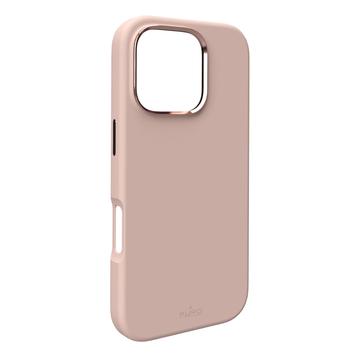 iPhone 16 Pro Puro Icon Mag Pro Silikonikotelo - Beige