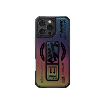 iPhone 16 Pro Skinarma Kira Kobai Mag Kotelo Grip-Standilla - Hologrammi