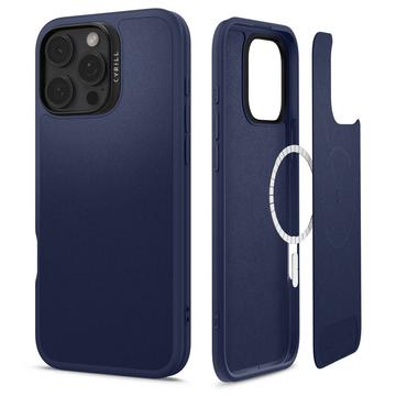 iPhone 16 Pro Spigen Cyrill Kajuk Mag Hybridikotelo - Tummansininen