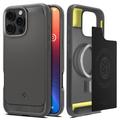 iPhone 16 Pro Spigen Rugged Armor Mag TPU-Kotelo - Harmaa