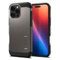iPhone 16 Pro Spigen Tough Armor Mag Suojakuori - Asemetallin Harmaa