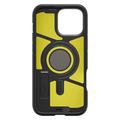 iPhone 16 Pro Spigen Tough Armor Mag Suojakuori - Asemetallin Harmaa