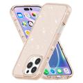 iPhone 16 Pro Stylish Glitter Series Hybridikotelo - Kulta