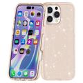 iPhone 16 Pro Stylish Glitter Series Hybridikotelo - Kulta