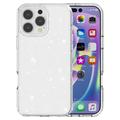 iPhone 16 Pro Stylish Glitter Series Hybridikotelo - Valkoinen