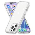 iPhone 16 Pro Stylish Glitter Series Hybridikotelo - Valkoinen