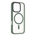 iPhone 16 Pro Tactical MagForce Hyperstealth Hybridi Kotelo - Metsänvihreä