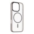 iPhone 16 Pro Tactical MagForce Hyperstealth Hybridikotelo - Vaaleanharmaa