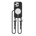 iPhone 16 Pro Tech-Protect MagNecklace MagSafe -kotelo - Musta