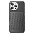 iPhone 16 Pro Thunder Sarja TPU Suojakuori - Musta
