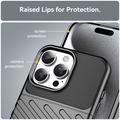 iPhone 16 Pro Thunder Sarja TPU Suojakuori - Musta